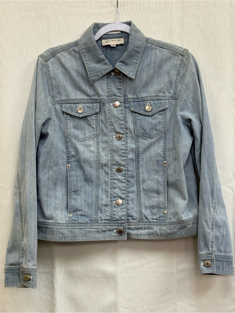 Jones New York Light Wash Denim Jacket